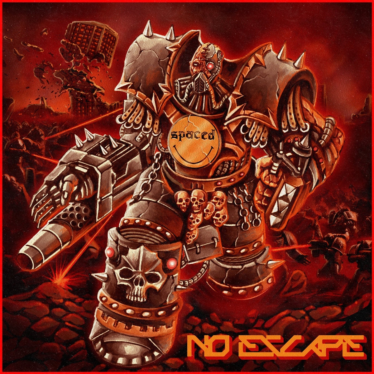 Spaced - No Escape (Indie Exclusive) [Coke Bottle / Oxblood W/ Black Splatter Vinyl] Vinyl