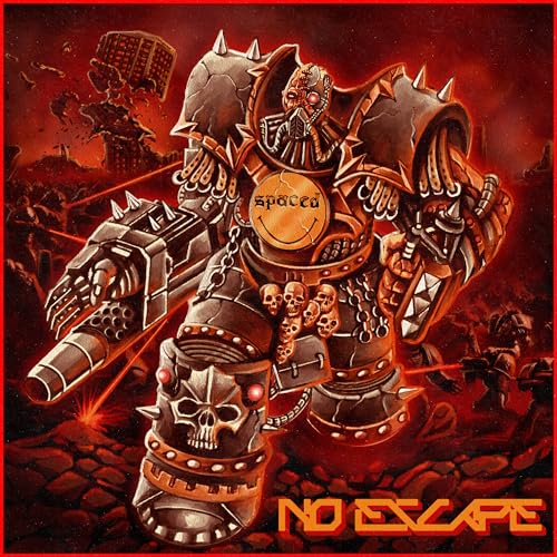 Spaced - No Escape [Royal Blue Silver & Black Marble] Vinyl