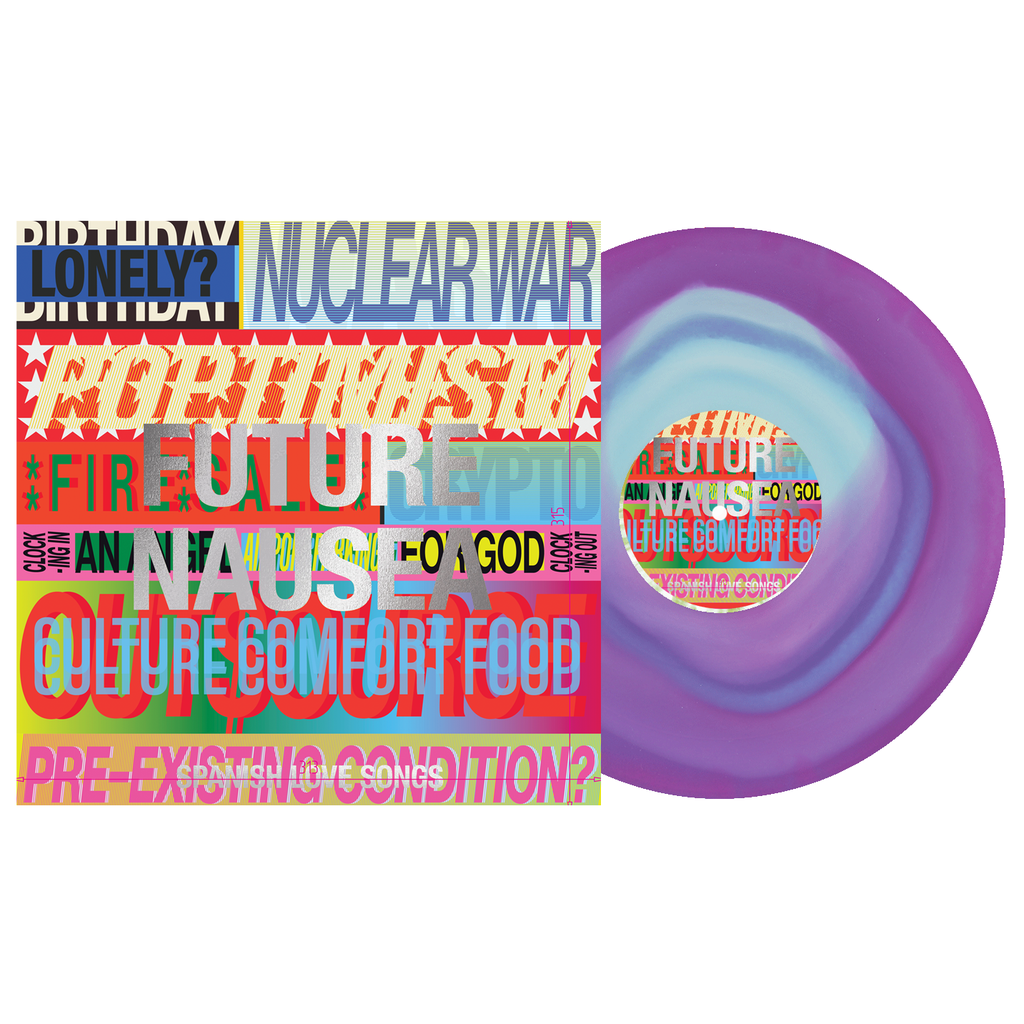 SPANISH LOVE SONGS - Future Nausea (Indie Exclusive) [Blue In Purple In Baby Pink] Vinyl