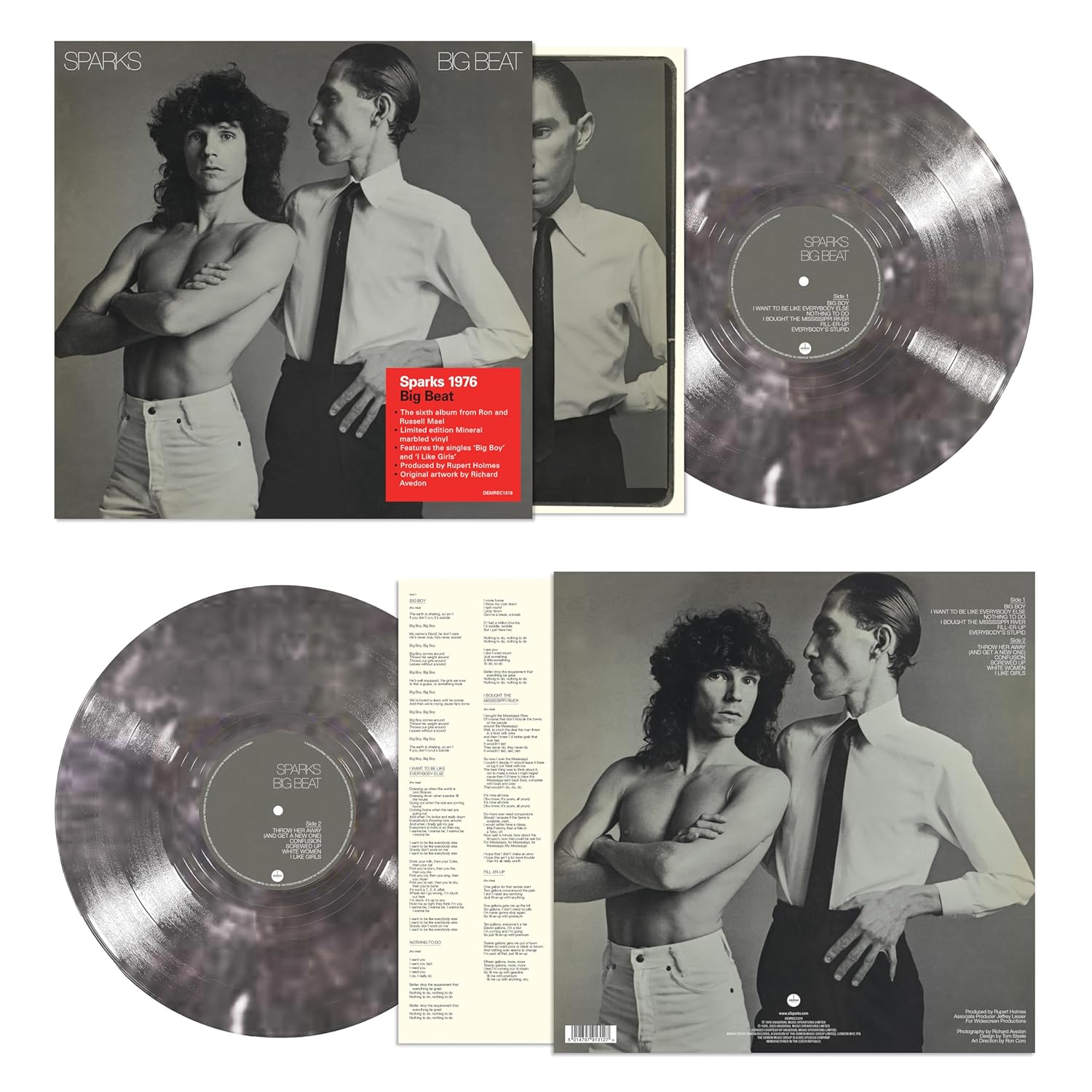 Sparks - Big Beat: 50th Anniversary Edition (Limited Edition, "Mineral Marble" Colored Vinyl) [Import] Vinyl
