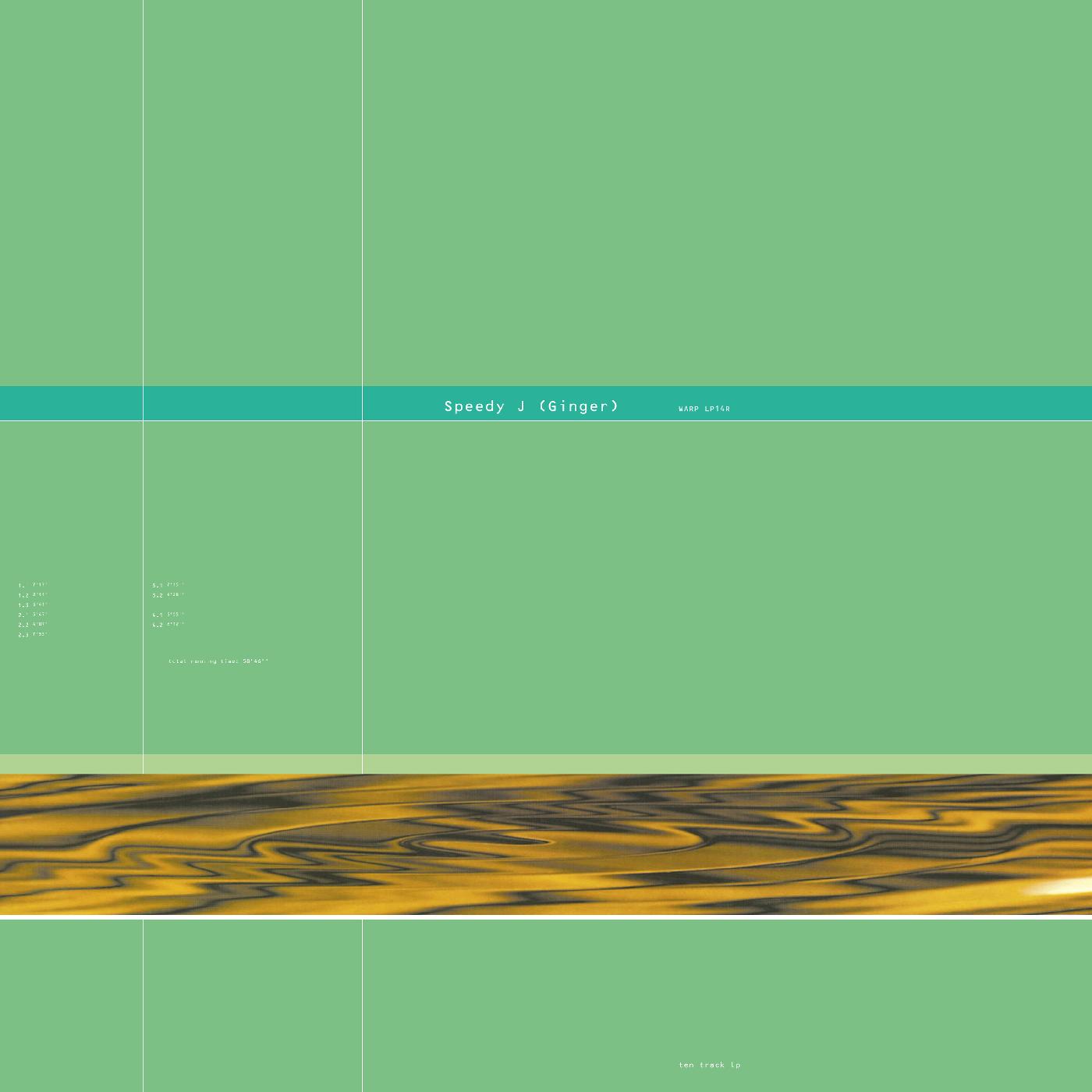 Speedy J - Ginger Vinyl 2LP Polylined Inner Sleeves, Wide Spine Outer Sleeve