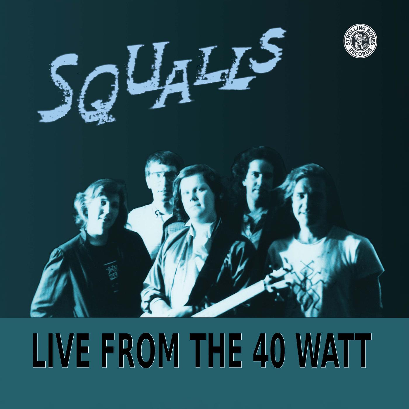 Squalls - Live From The 40 Watt (TURQUOISE VINYL) Vinyl 2LP Gatefold, Turquoise Vinyl, Sticker