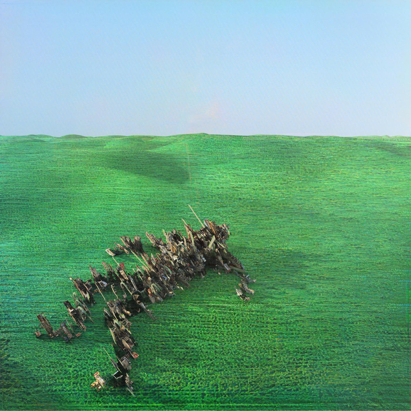 Squid - Bright Green Field Vinyl 2LP in printed inners in gatefold sleeve, download card insert
