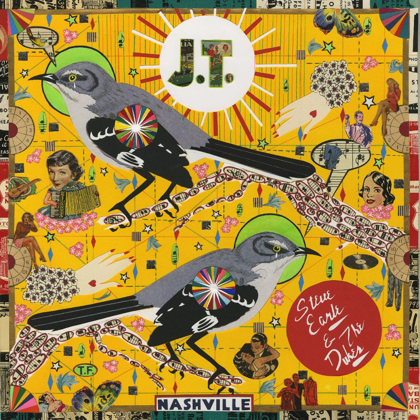Steve And The Dukes Earle - J.T. (Indie Exclusive "Chicago Cubs" Red Vinyl) Vinyl