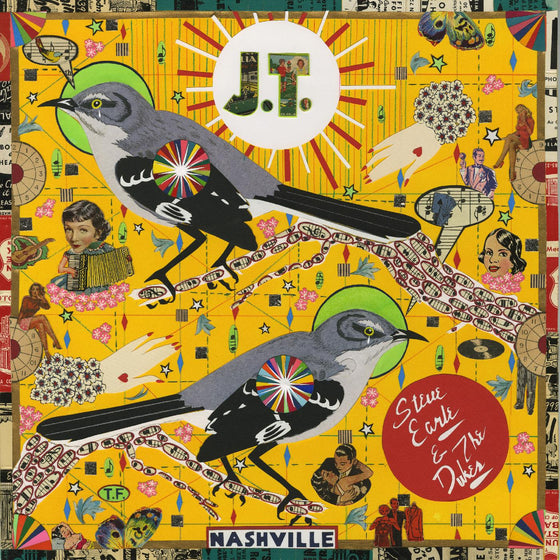 Steve And The Dukes Earle - J.T. Vinyl LP Jacket, Sleeve, 1xLP, 150g, Black vinyl