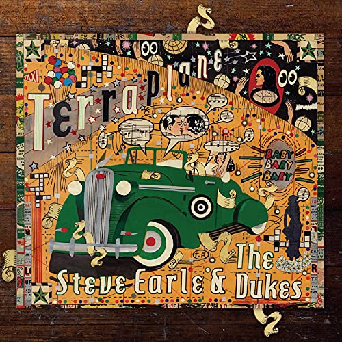 Steve Earle And The Dukes - Terraplane (Transparent Gold Vinyl) Vinyl LP Pressed on clear gold vinyl