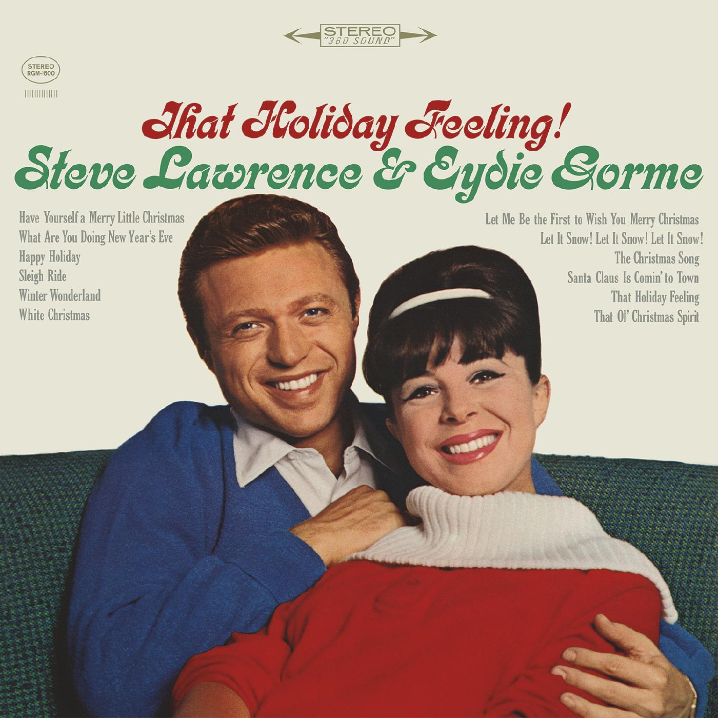 Steve & Eydie Gorme Lawrence - That Holiday Feeling! (Remastered) (GREEN VINYL) Vinyl LP Green Vinyl, Includes 2-Page Insert With Liner Notes