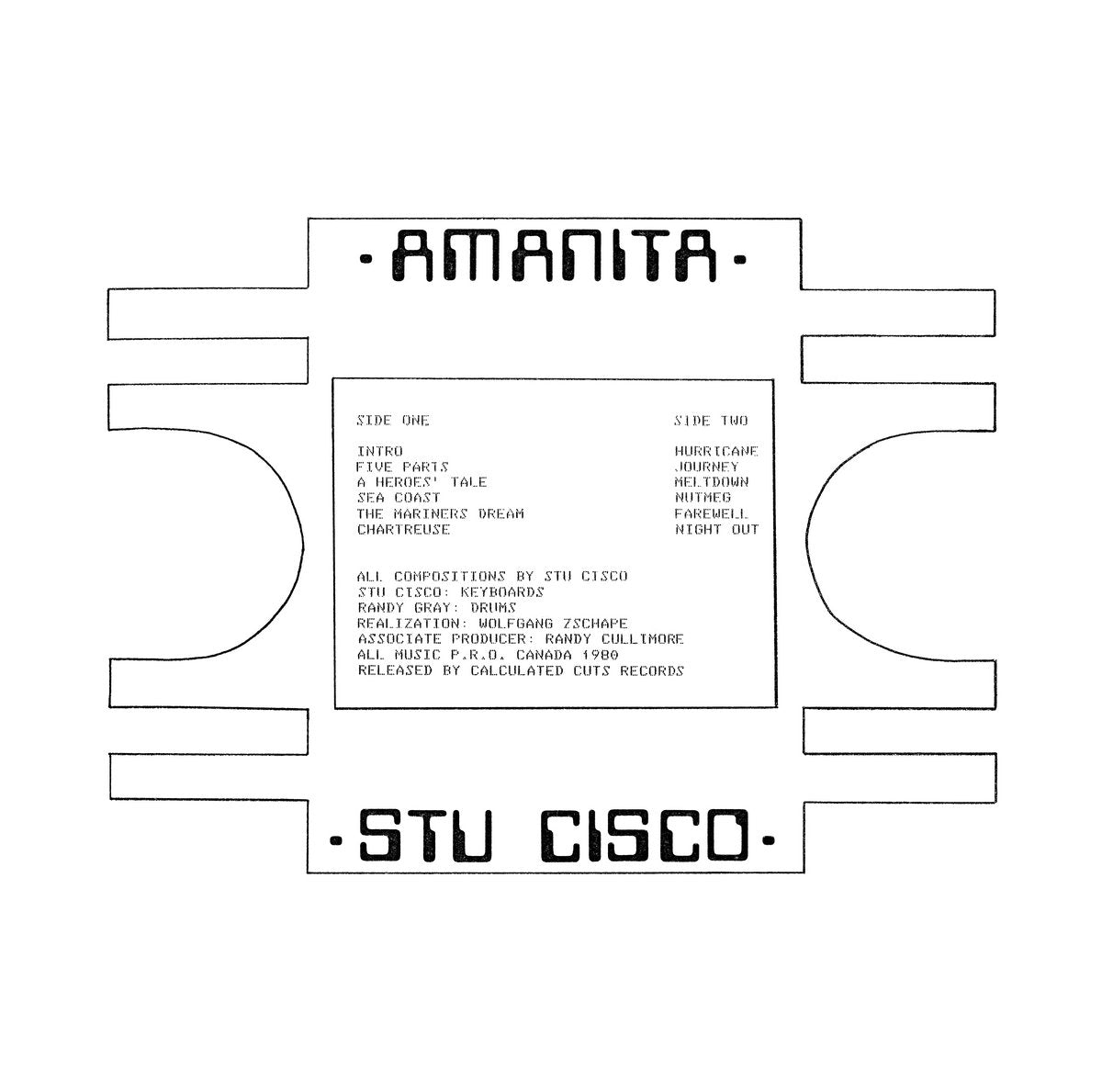 STU CISCO - Amanita Vinyl LP Black