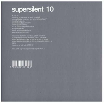 SUPERSILENT - 10 Vinyl LP