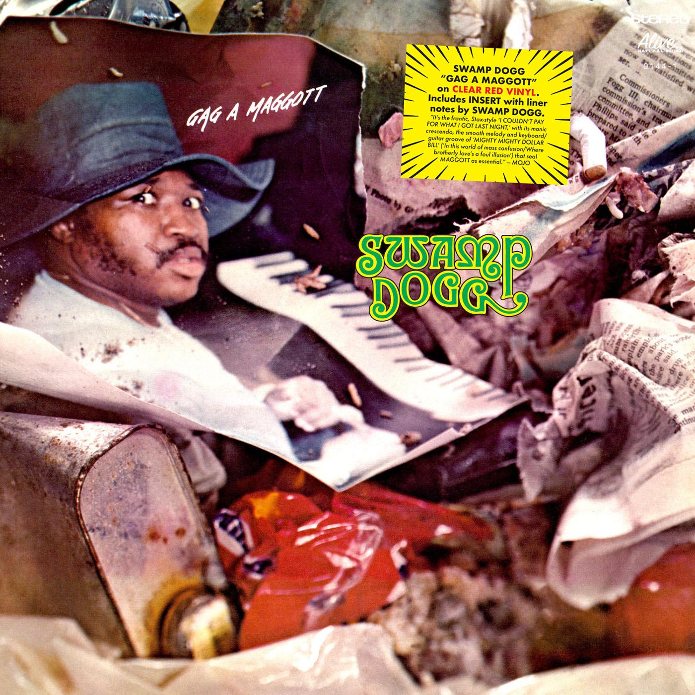 Swamp Dogg - Gag A Maggott (CLEAR RED VINYL) Vinyl LP Clear Red Vinyl w/ Insert