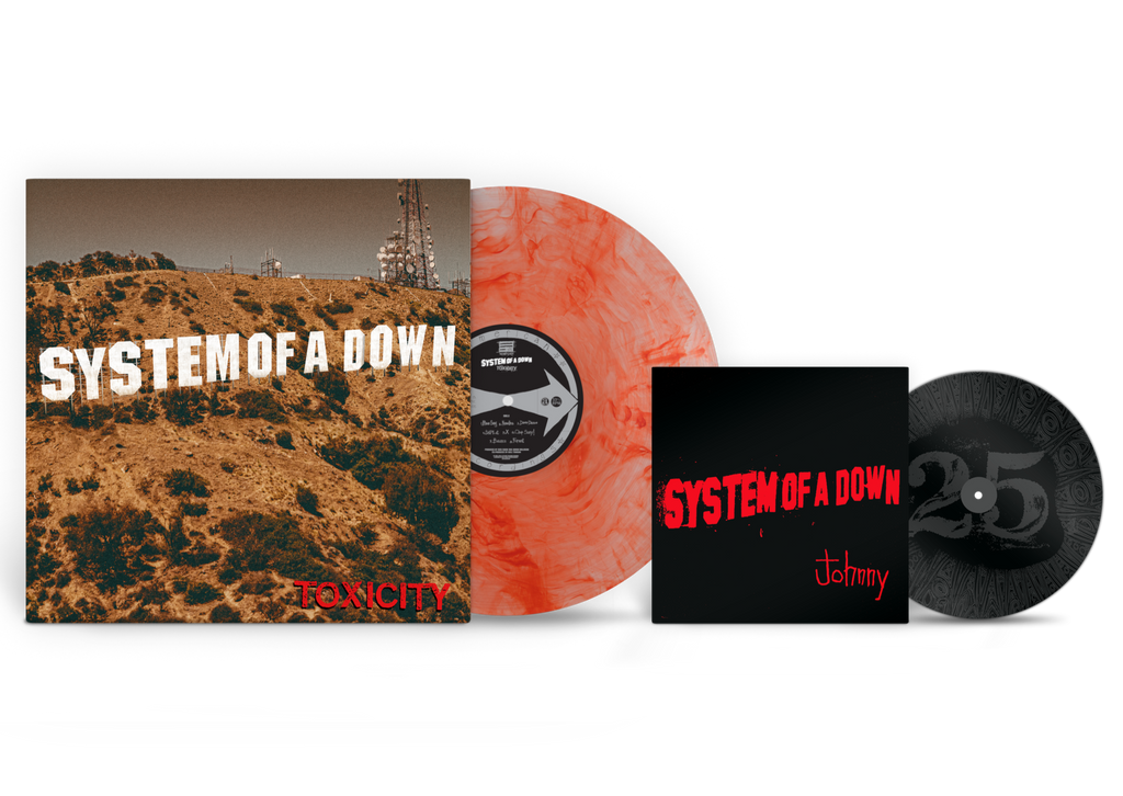 System Of A Down - Toxicity (With Bonus 7", "Scarlett Marble" Colored Vinyl, 25th Anniversary Edition, Poster) Vinyl