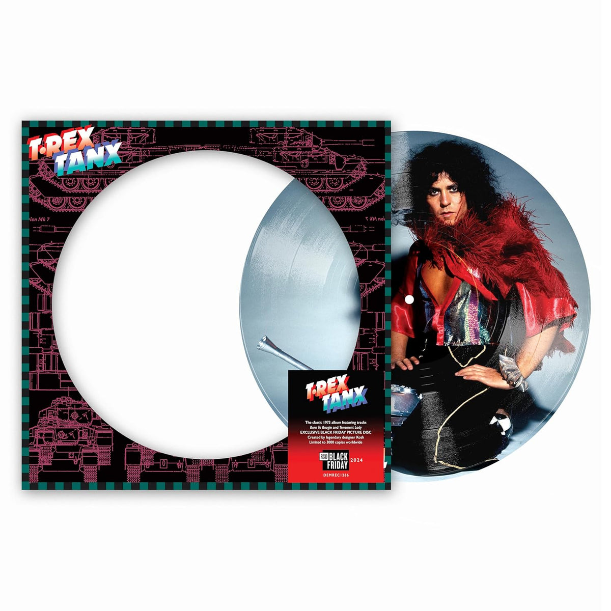 T. Rex - Tanx (Limited Edition, Picture Disc Vinyl) (Black Friday 2024) Vinyl