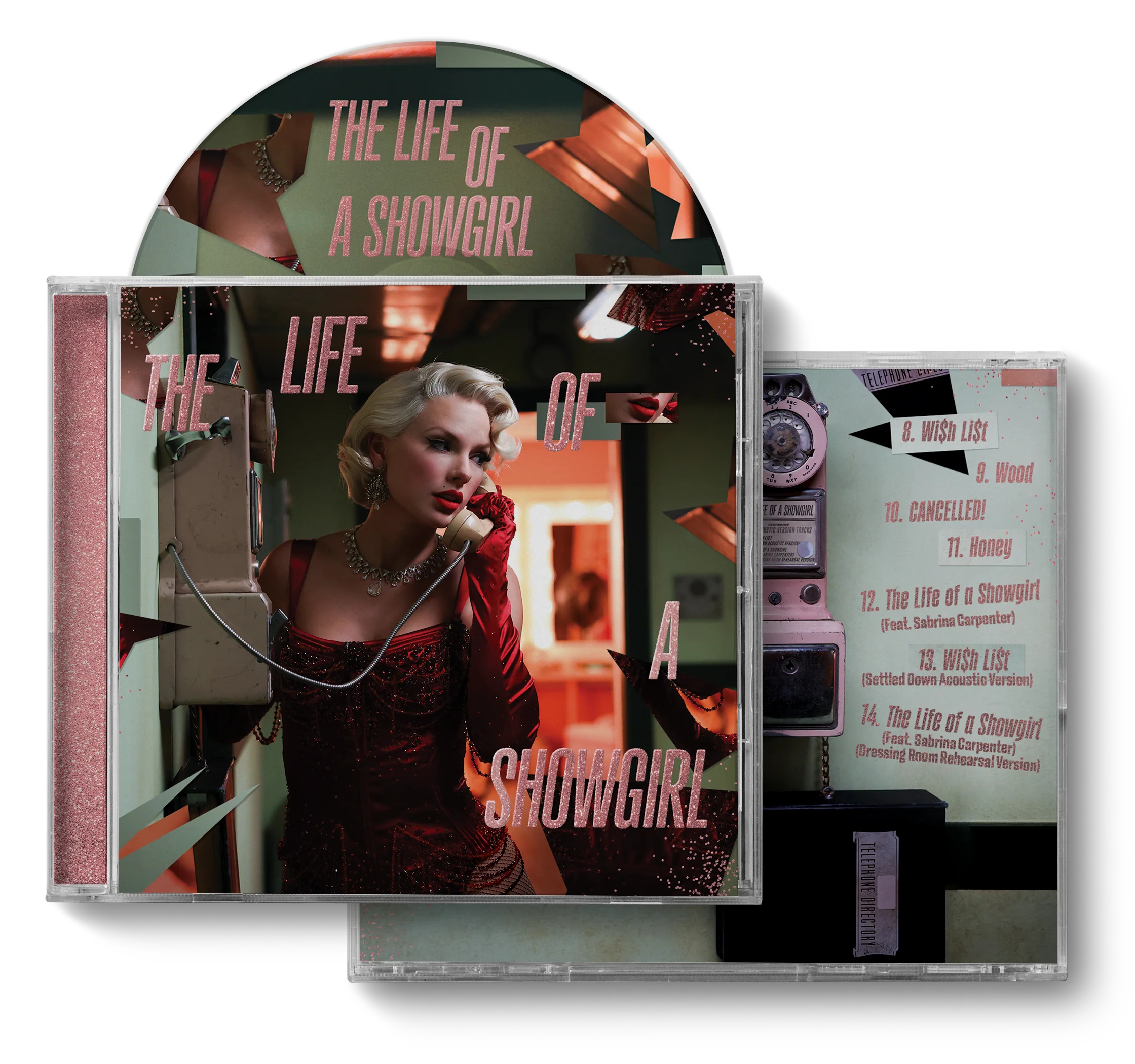 Taylor Swift - The Life Of A Showgirl [Dressing Room Rehearsal Version] CD