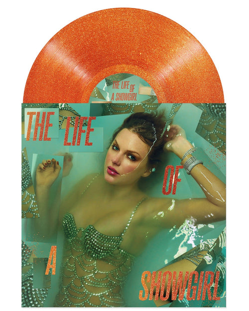 Taylor Swift - The Life Of A Showgirl [Sweat And Vanilla Perfume Portofino Orange Glitter Vinyl] Vinyl