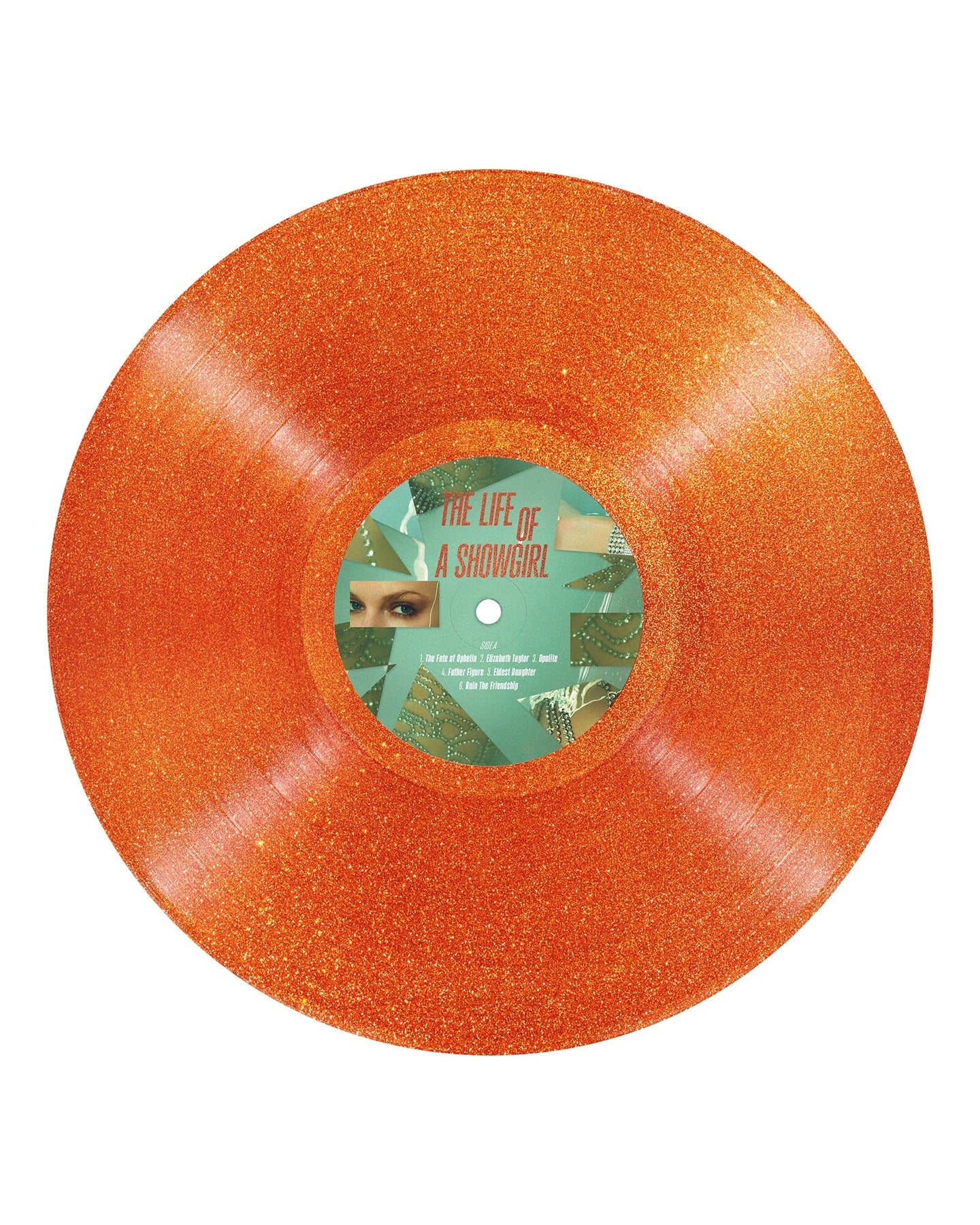 Taylor Swift - The Life Of A Showgirl [Sweat And Vanilla Perfume Portofino Orange Glitter Vinyl] Vinyl