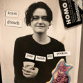 Team Dresch - Your Hands My Pockets b/w Basket (SKY BLUE COLOR VINYL) Vinyl 7" Vinyl Limited edition sky blue vinyl [w/ download card]