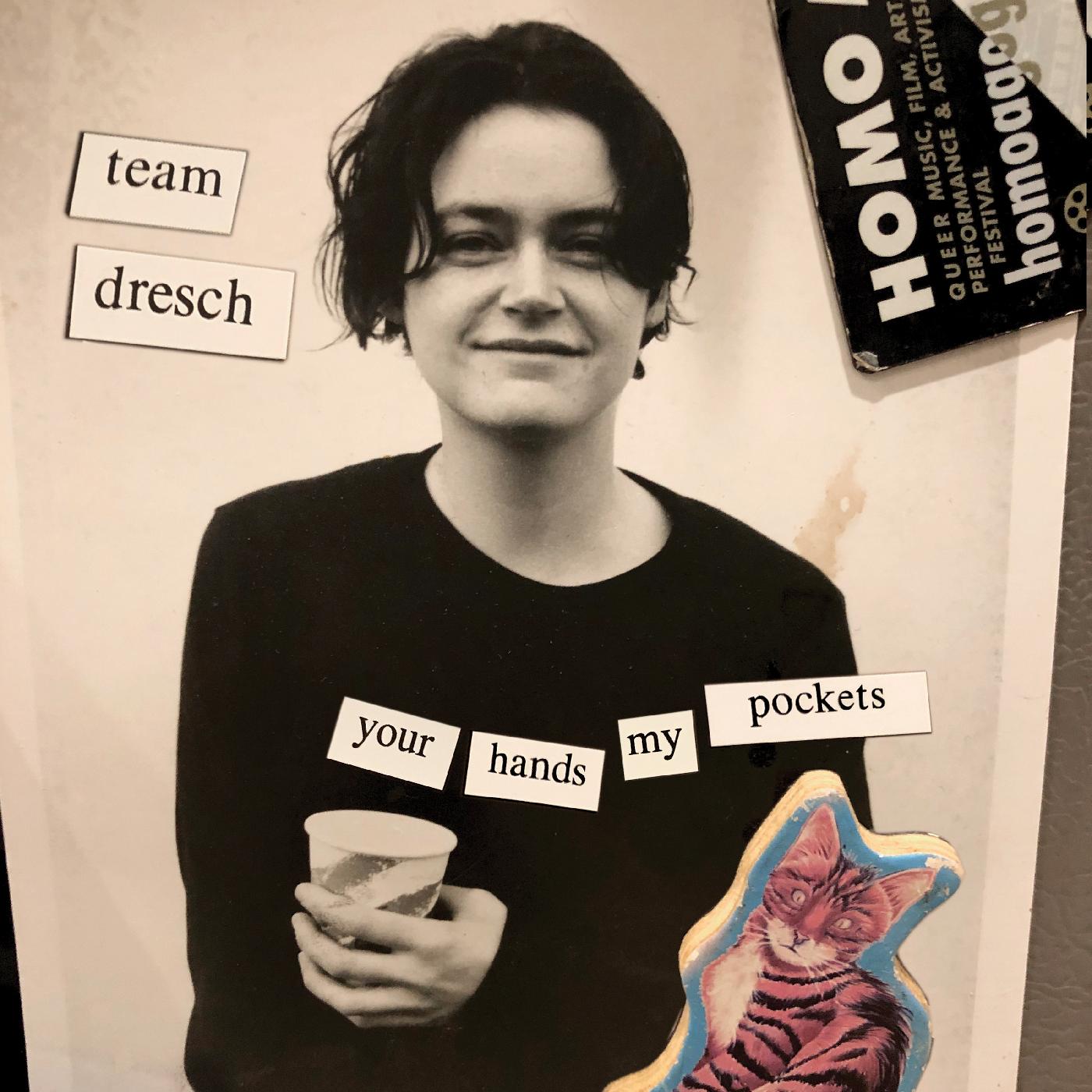 Team Dresch - Your Hands My Pockets b/w Basket (SKY BLUE COLOR VINYL) Vinyl 7" Vinyl Limited edition sky blue vinyl [w/ download card]