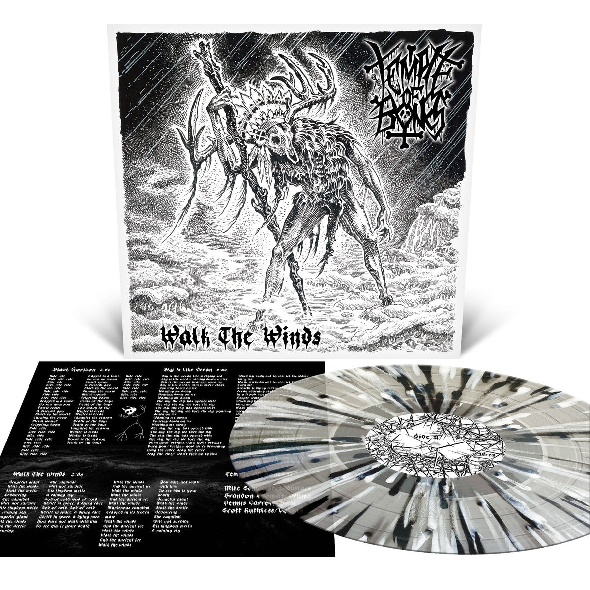 Temple Of Bones - Walk The Winds [Milky Clear Splatter Vinyl] Vinyl