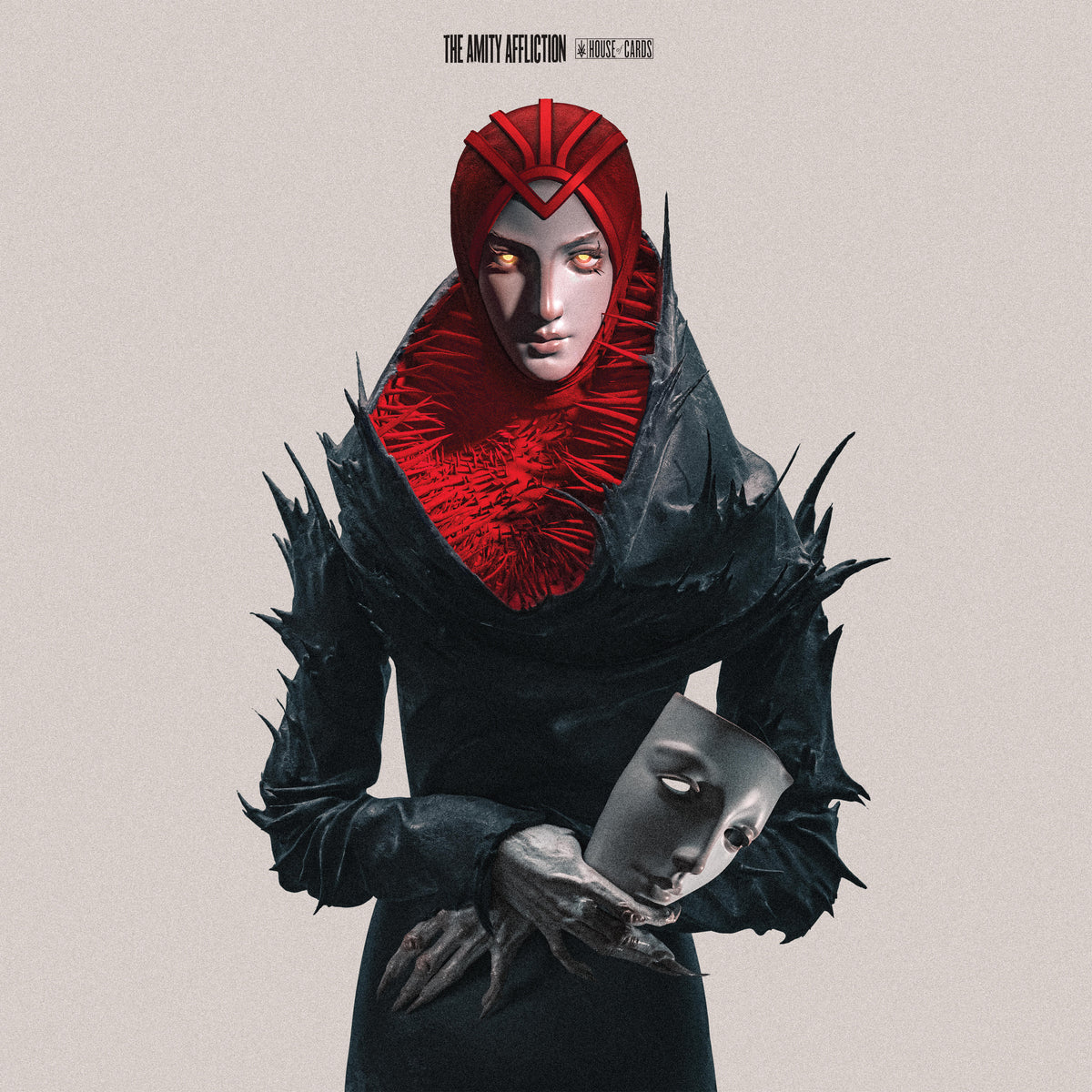 The Amity Affliction - House Of Cards (Indie Exclusive) [White & Black Tri-Stripe Vinyl] Vinyl