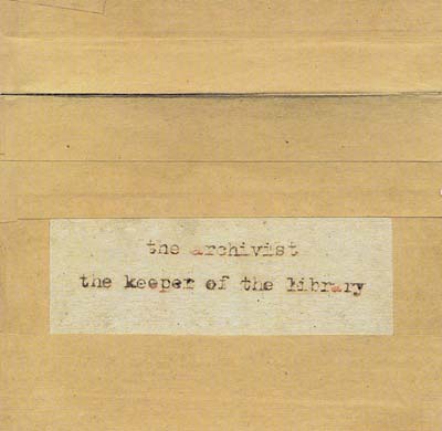 THE ARCHIVIST - The Keeper Of The Library CD