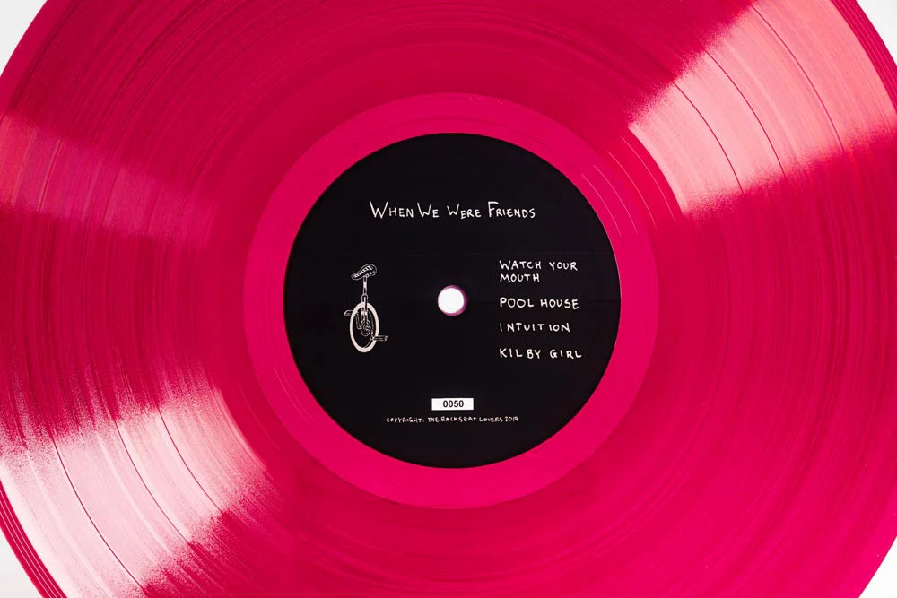 The Backseat Lovers - When We Were Friends (180 Gram Pink "Eco-Sonic" Injection Mold Pressing / Non-PVC) Vinyl