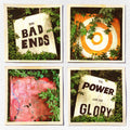 The Bad Ends - The Power And The Glory Vinyl LP Jacket, Insert, Marketing Sticker