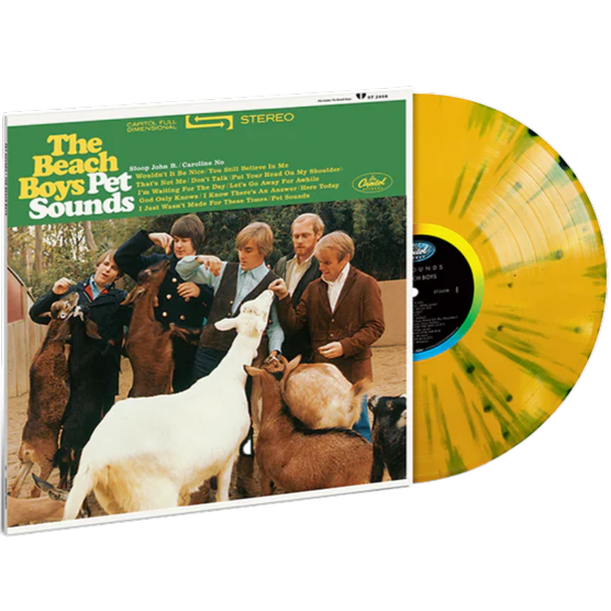 The Beach Boys - Pet Sounds (Limited Edition, Yellow & Green Splatter Colored Vinyl) Vinyl