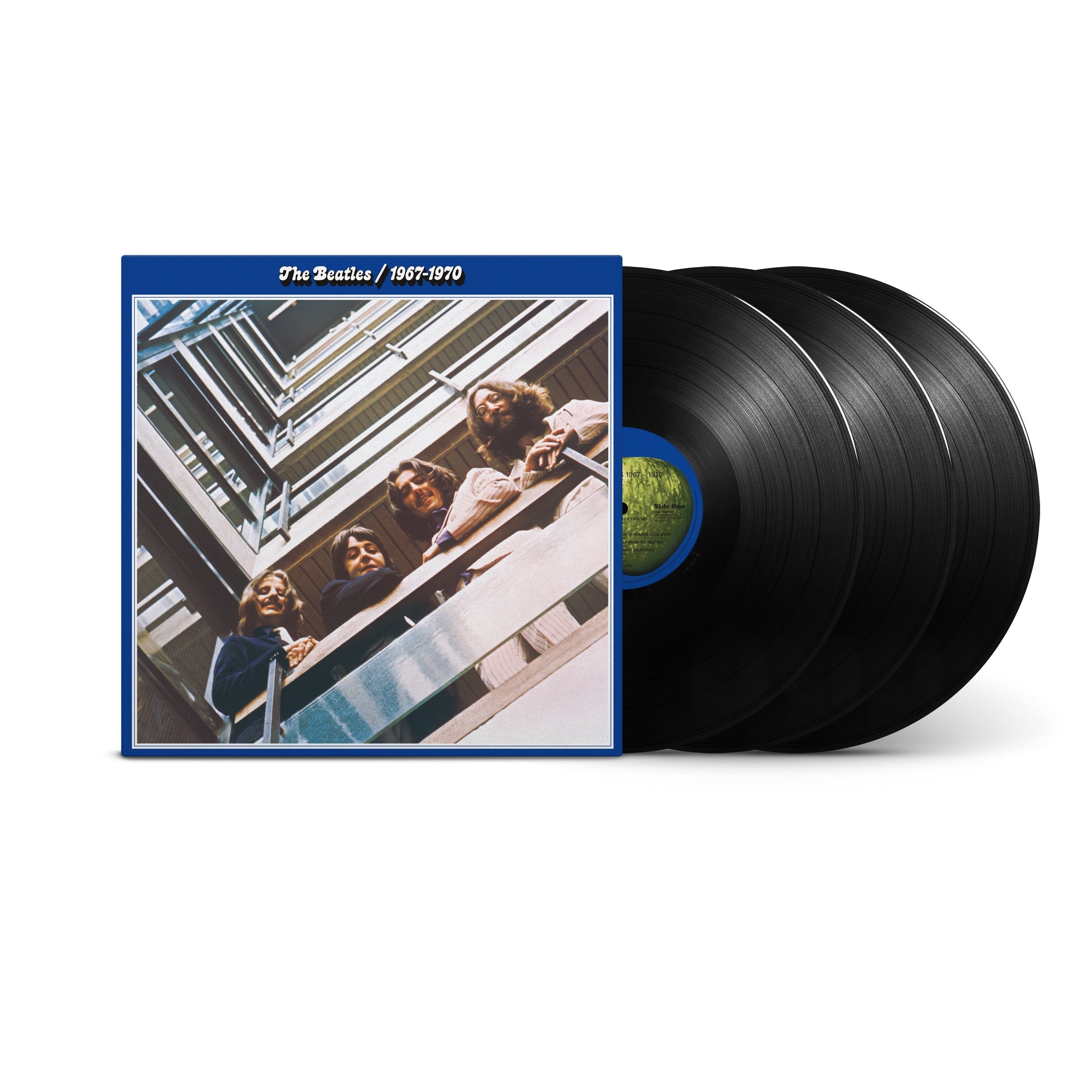 The Beatles - The Beatles 1967-1970 (The Blue Album) (Half Speed Mastered, 180 Gram Vinyl, Booklet, Gatefold LP Jacket) (3 Lp's) Vinyl