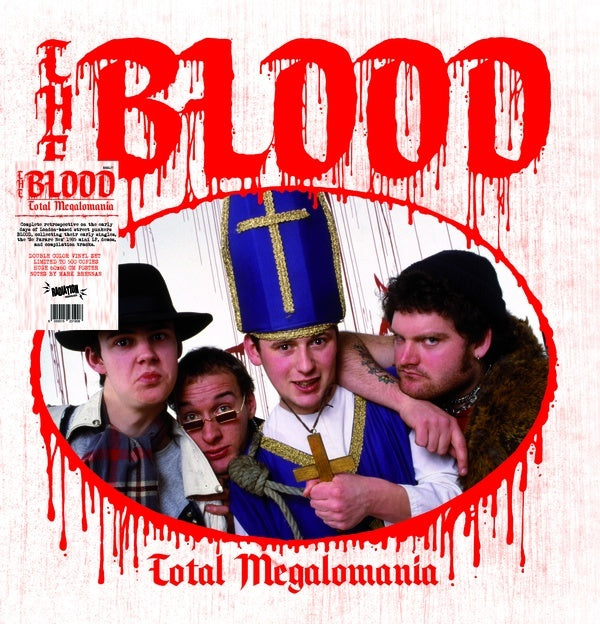 THE BLOOD - Total Megalomania (Blue/White Vinyl) Vinyl 2LP
