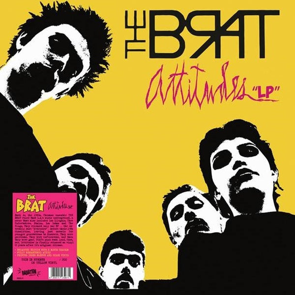 THE BRAT - Attitudes Lp (Yellow Vinyl) Vinyl LP