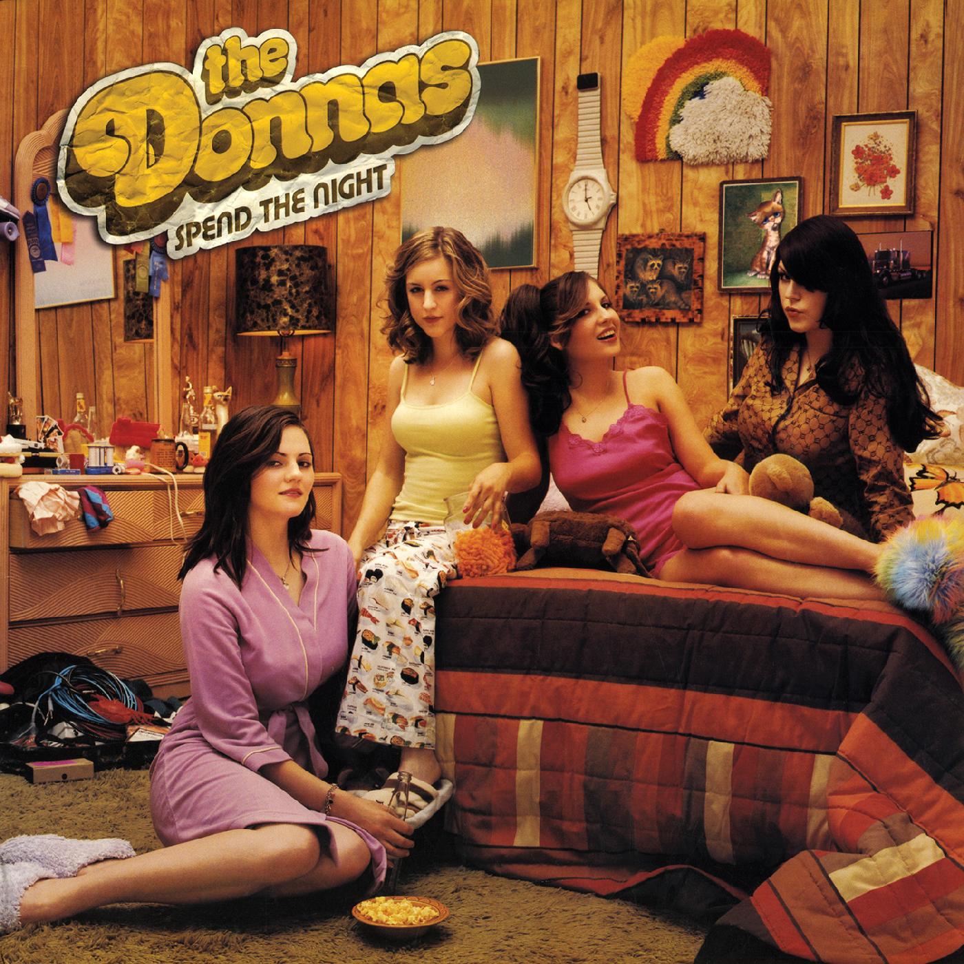 The Donnas - Spend The Night (Clear With Canary & Pink Splatter Vinyl) Vinyl