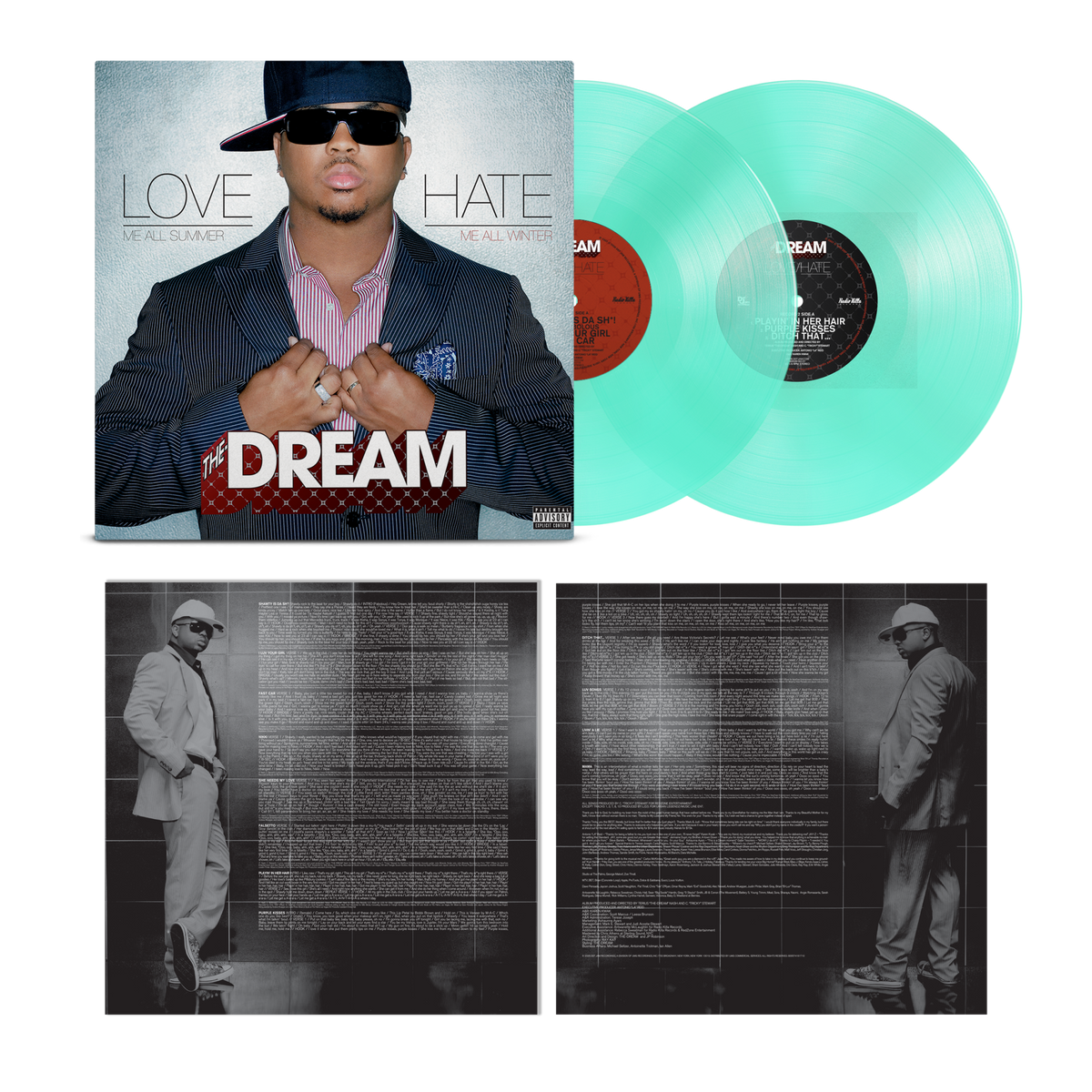 The-dream - Love/Hate [Transparent Sea Glass] [2LP] Vinyl