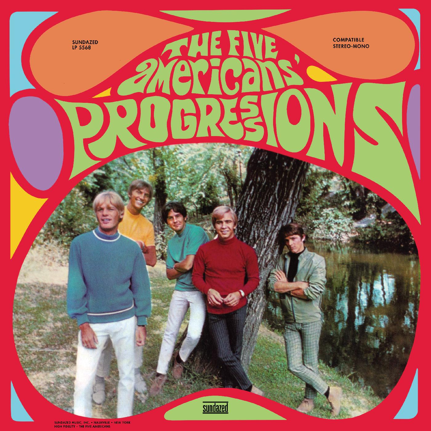The Five Americans - Progressions (GOLD VINYL) Vinyl LP Gold vinyl