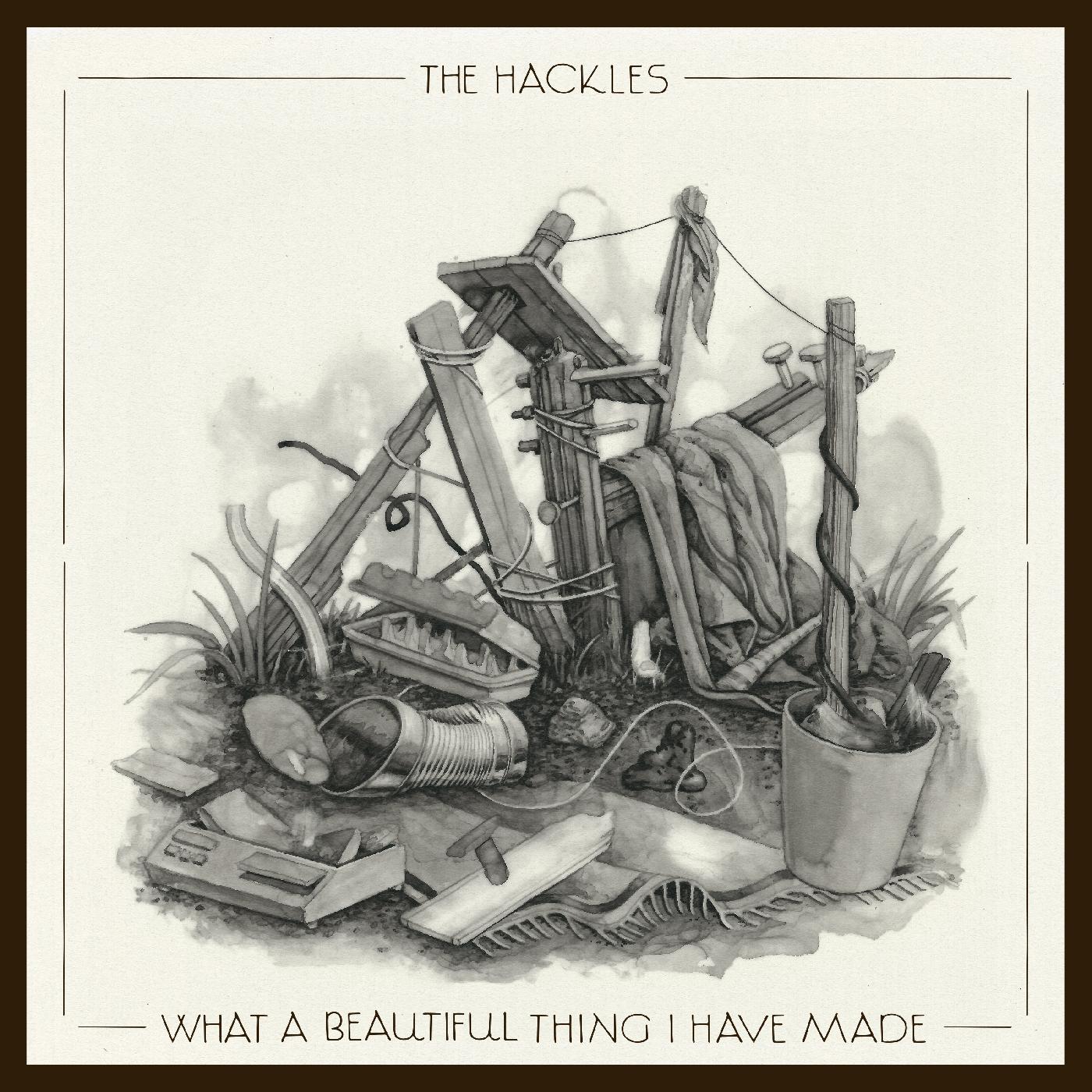 The Hackles - What a beautiful thing i have made (SILVER VINYL) Vinyl LP Silver Vinyl w/ 12x12 Insert On Yardstick