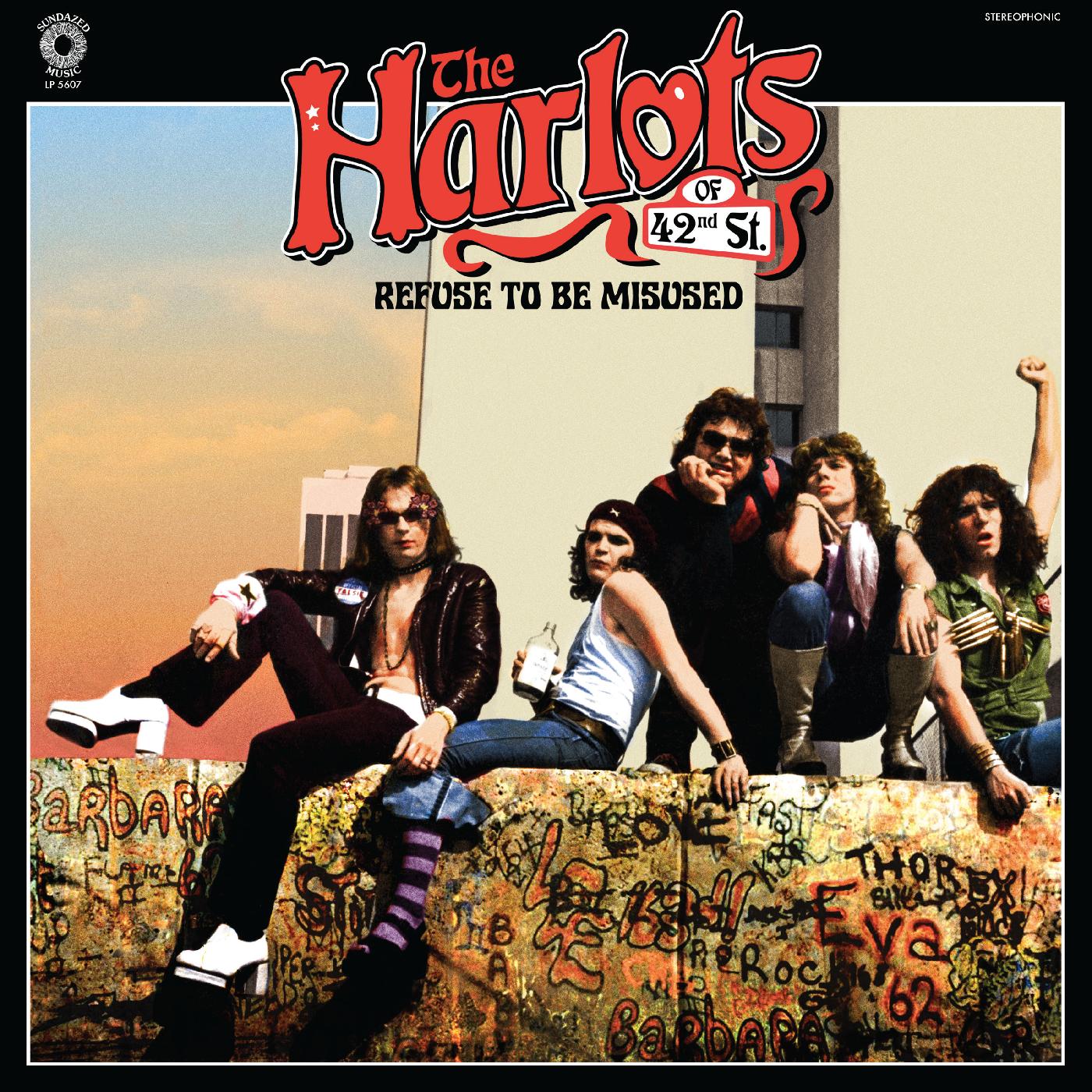 The Harlots Of 42nd Street - Refuse To Be Misused (PINK VINYL) Vinyl LP Pink vinyl, includes a 15 page liner note zine