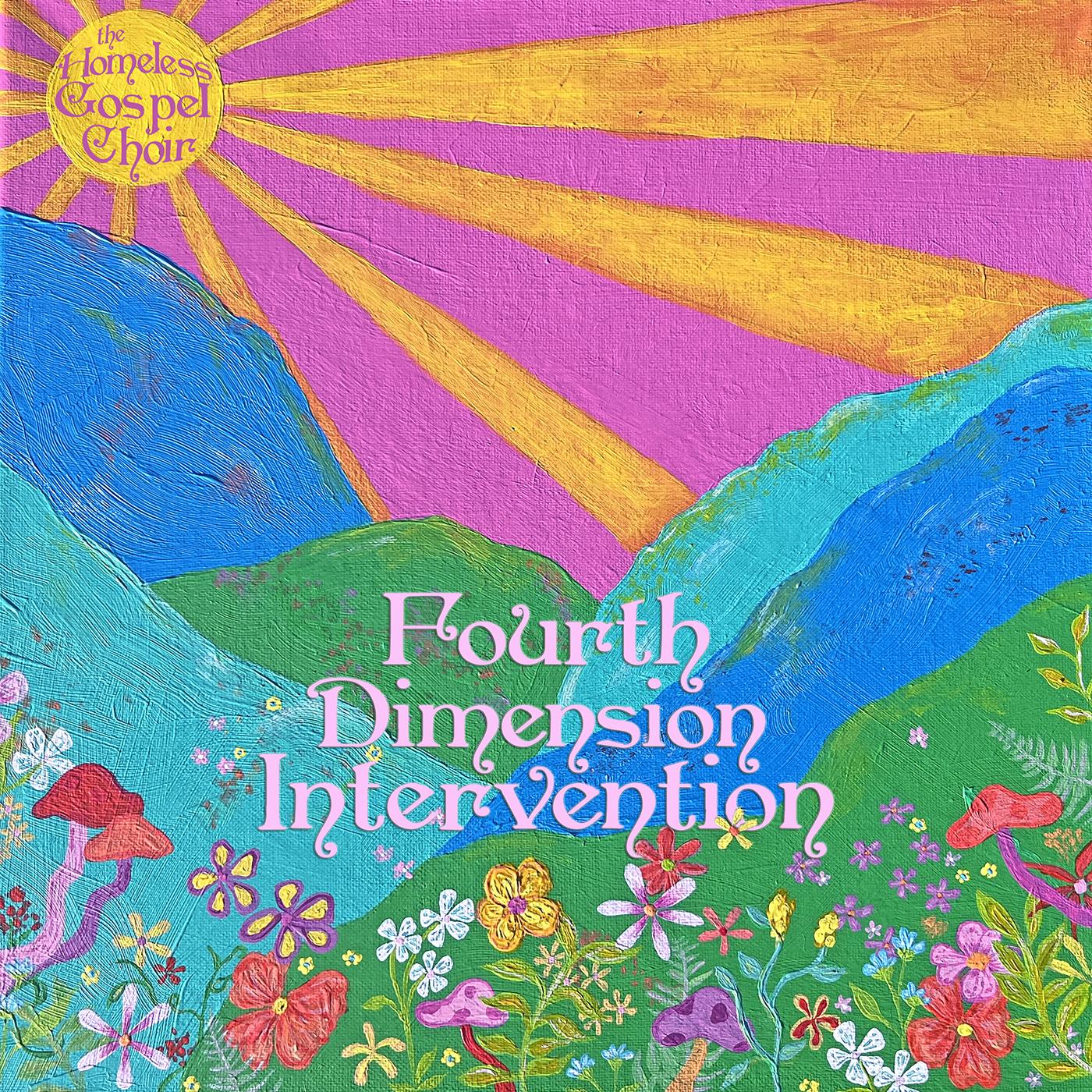 The Homeless Gospel Choir - Fourth Dimension Intervention (SEAGLASS BLUE VINYL) Vinyl LP Seaglass Blue vinyl