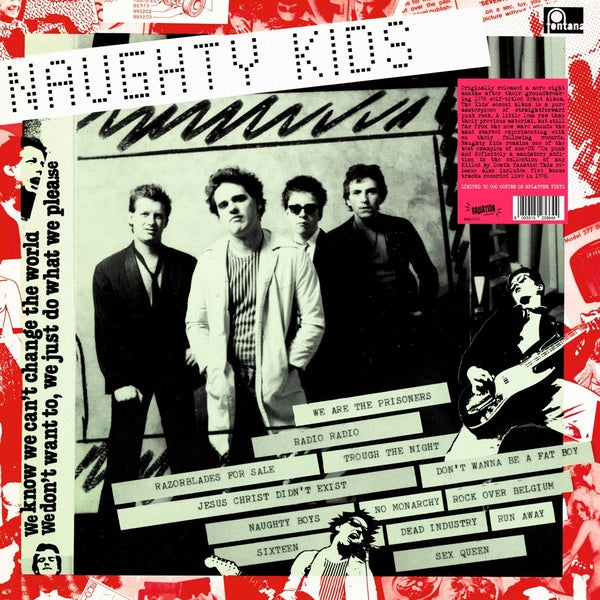 THE KIDS - Naughty Kids (Splatter Vinyl) [Lp] Vinyl