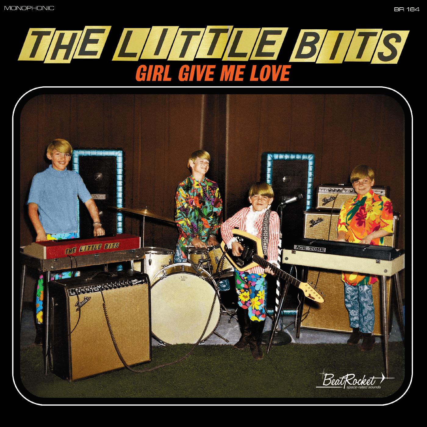 The Little Bits - Girl Give Me Love (ORANGE VINYL) Vinyl LP Orange Vinyl