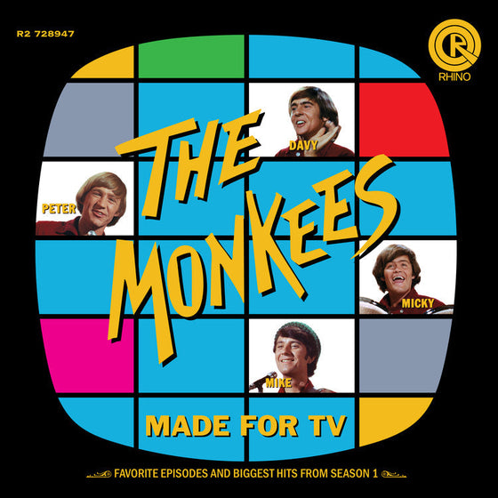 The Monkees - Made For Tv: Favorite Episodes And Biggest Hits From Season 1 Of The Monkees [1LP + 2CD +1 Blue-Ray] Vinyl
