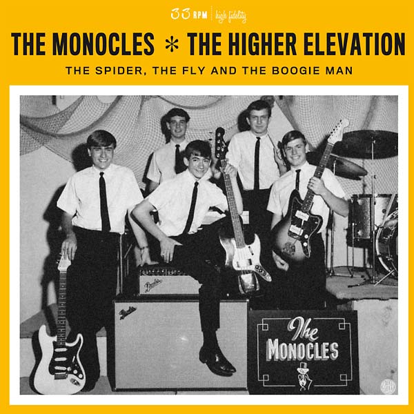 THE MONOCLES/THE HIGHER ELEVATION - The Spider, the Fly and the Boogie Man Vinyl LP