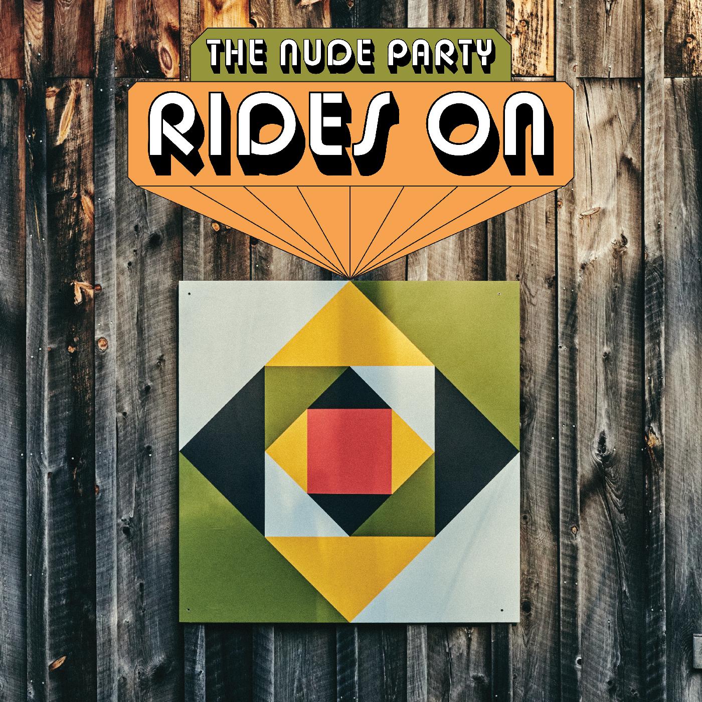 The Nude Party - Rides On Vinyl 2LP Widespine Jacket, Insert, Marketing Sticker