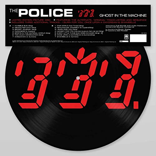 The Police - Ghost In The Machine [Picture Disc] Vinyl