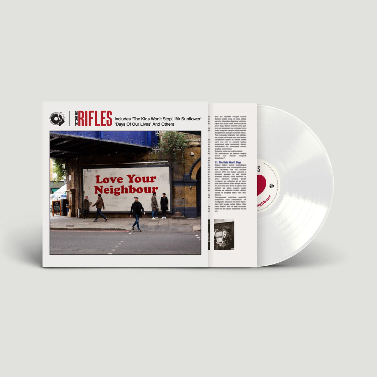 The Rifles - Love Your Neighbour (White Vinyl) Vinyl