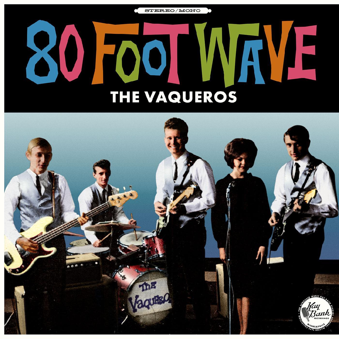 The Vaqueros - 80 Foot Wave (TURQUOISE VINYL) Vinyl LP Turquoise Vinyl