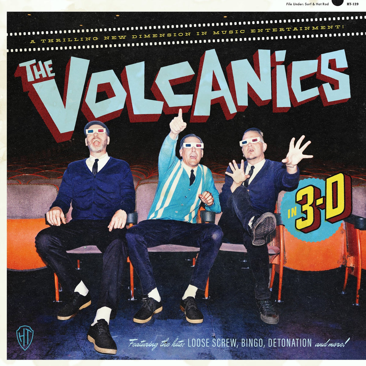 The Volcanics - The Volcanics "In 3D" (Indie Exclusive) (Foil-Stamped Jacket) [Translucent Red/Cyan Vinyl] Vinyl