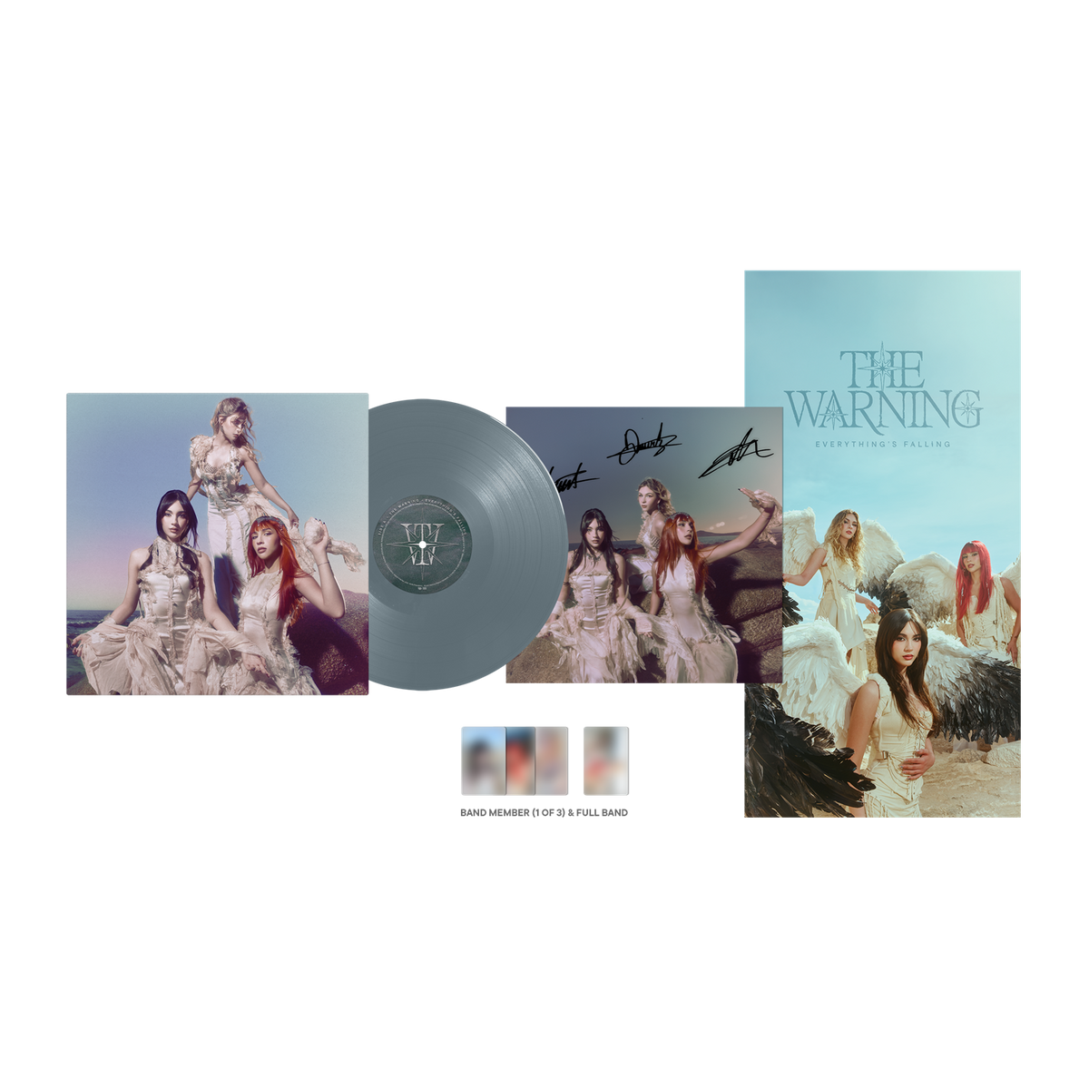 The Warning - Everything’s Falling (Indie Exclusive) [Deep Ocean Lp] [Signed Insert/Alt Cover] Vinyl