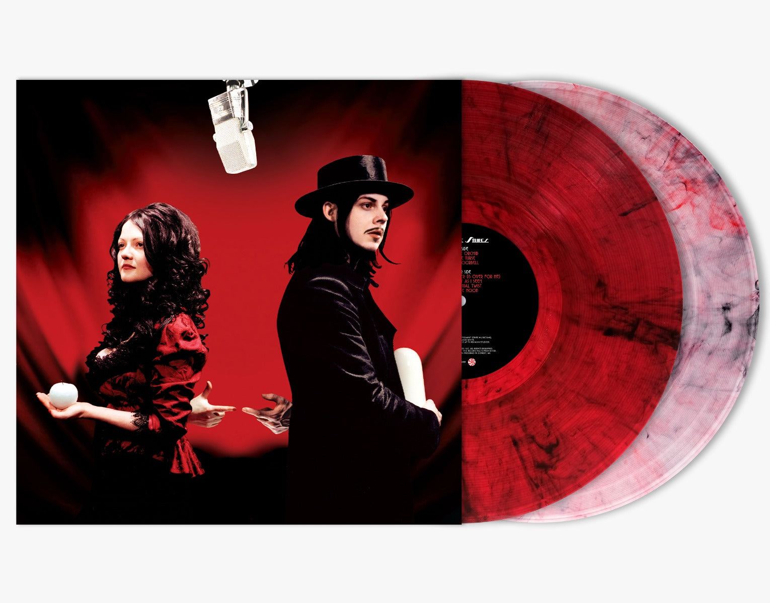 The White Stripes - Get Behind Me Satan (20Th Anniv Ltd Ed 2Lp Red/Clear W/Black Wisps) Vinyl