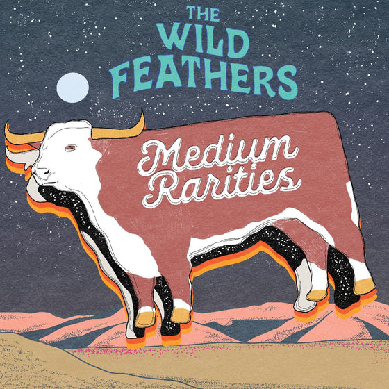 The Wild Feathers - Medium Rarities (DELUXE EDITION, ‚ÄúMEDIUM RARE MEAT‚Äù COLOR VINYL) Vinyl LP Medium Rare Meat Color Vinyl, Foil Stamped 0001-2000, Autographed