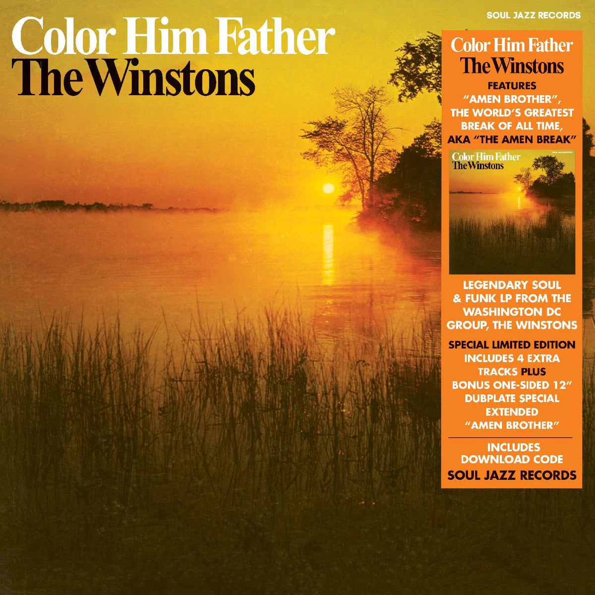 The Winstons - Color Him Father Vinyl LP Original artwork. First pressing only comes with bonus 12" single [w/ download card]
