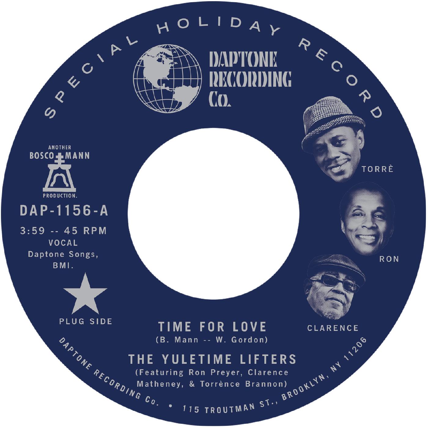The Yuletime Lifters - Time for Love b/w Time for Love (Instrumental) Vinyl 7"